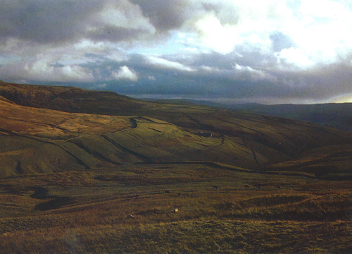 Autumn Evening above Kettlewell postcards
